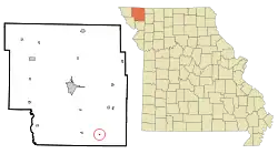 Location of Guilford, Missouri