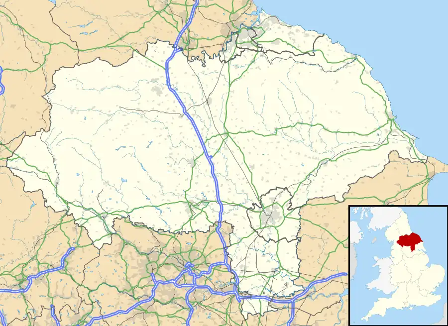 Sutton-on-the-Forest is located in North Yorkshire