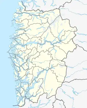 Måløy is located in Vestland