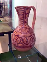 Iberian oinochoe with vegetal decoration, Cartagena