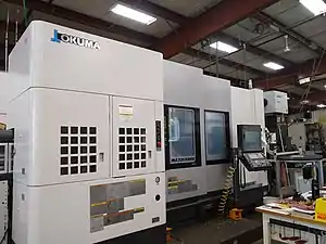 Lampin's Okuma MULTUS U3000 multi-tasking machine with automatic tool changer.