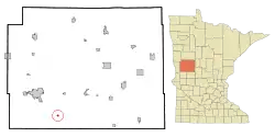 Location of Dalton, Minnesota