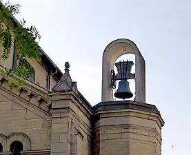 The bell tower with the Bell of Sebastopol.