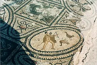 Mosaic (detail), Volubilis, Morocco