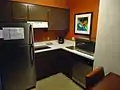 A Residence Inn kitchen