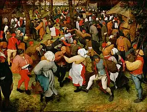 Pieter Bruegel the Elder, The Wedding Dance, 1566