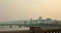 Portland skyline and the Burnside Bridge