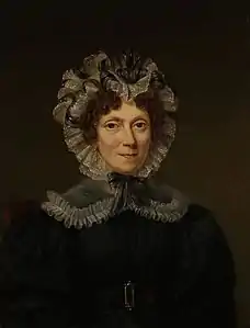 Portrait of a Lady wearing a Black Dress
