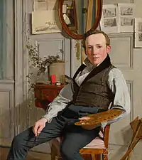 Portrait of Frederik Sødring by Christen Købke (1832)