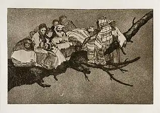 Νο. 3: Disparate ridículo (Ridiculous folly)24.5 x 35.3 cm.