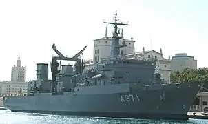 HS Prometheus A374 in the porto of Málaga (2005)