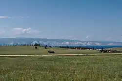 Kharantsy with airstrip in foreground