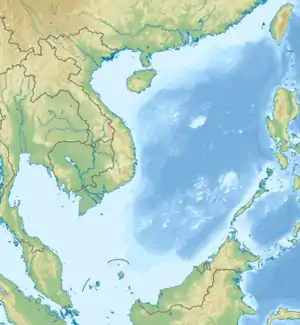 South China Sea is located in South China Sea