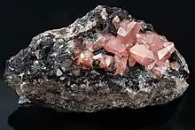 Image 28Rhodochrosite, by JJ Harrison (from Wikipedia:Featured pictures/Sciences/Geology)