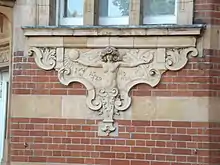 Astronomia sculpture with zodiac signs by Neatby at Royal Observatory, Greenwich (1896).