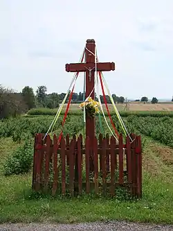 Wayside cross in Rozdoły