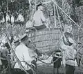 Battle of Liaoyang, Russian balloon, observers in the basket