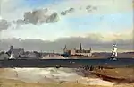 View of Elsinore and Kronborg from a Beach South of the City (1851)
