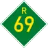 Provincial route R69 shield