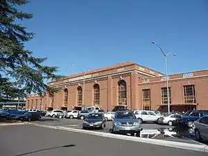 Sacramento Valley Station on the site of the former China Slough