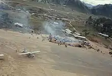 Sam Thong Airport at Sam Thong Laos in the late 1966s.