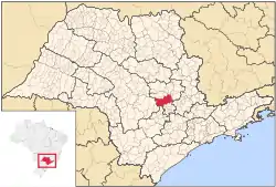 Location in São Paulo state