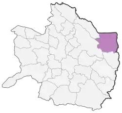 Location of Sarakhs County in&nbsp;Razavi&nbsp;Khorasan&nbsp;province