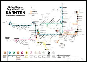 Route map as of December 2022