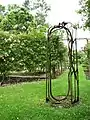 Sculpture in Heritage Rose Garden, Hardingham Workshop, England 1986