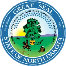 Official seal of North Dakota