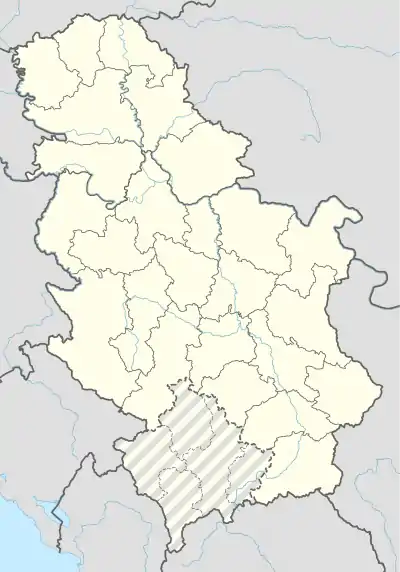 Grapa is located in Serbia