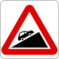 Steep ascent