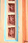 Terracotta panels at Sitalananda Shiva temple