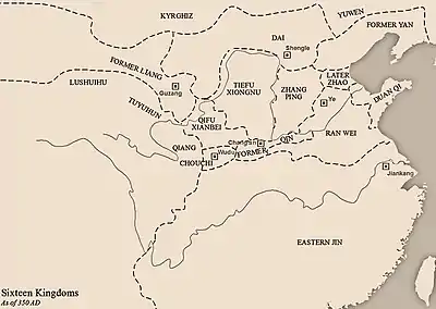 Former Yan in 350 AD