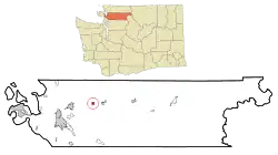Location of Lyman, Washington