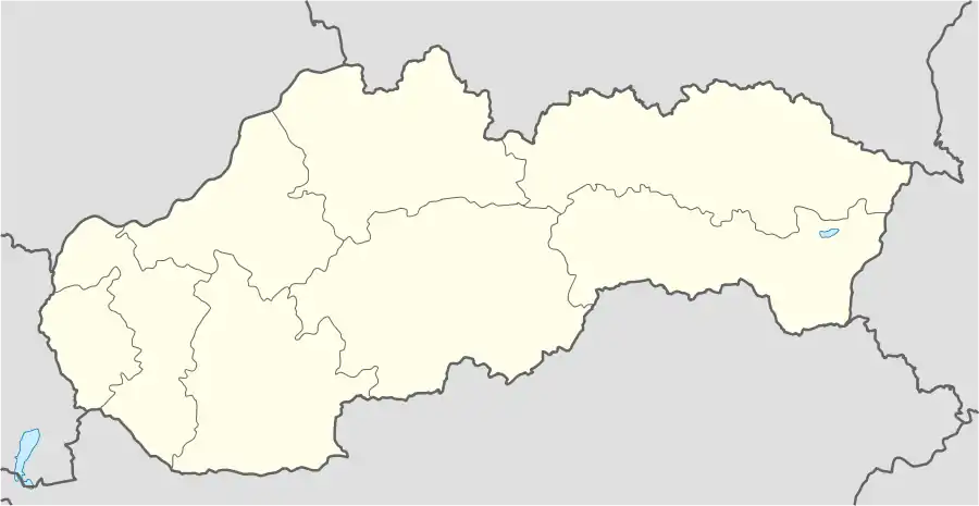 Krahule is located in Slovakia