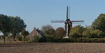 Someren, windmill: standerdmolen Den Evert