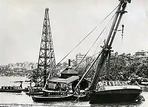 Hull remnants beached at Whiting Beach