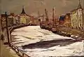 Nikolai Triik (1884‒1940). Winter in Tartu with Emajõgi. 1935. Canvas, oil.