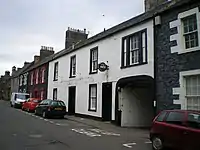 The former Balcarres Arms Hotel in the village