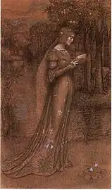 Eternal Chimera. Lead pencil and pastel, c. 1895.