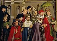 Christians in the lower terrace