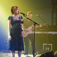 The Hillbilly Moon Explosion performing at Leysin Nescafé in February 2011