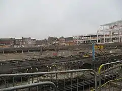 Construction in October 2009