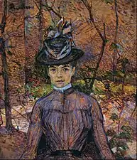 Portrait of Suzanne Valadon, 1885, by Henri de Toulouse-Lautrec