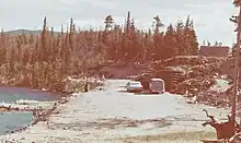 Stapp’s Lake next to the Underground House