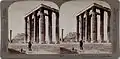 1897 View # 2 The Temple of Olympian Zeus and the Acropolis in the background