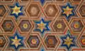 Detail of the coffered ceiling of the Auditorium of the University of Alcalá (Spain, 1520).