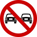 No overtaking