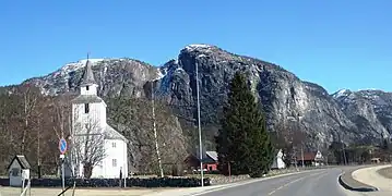 Exterior view of the church